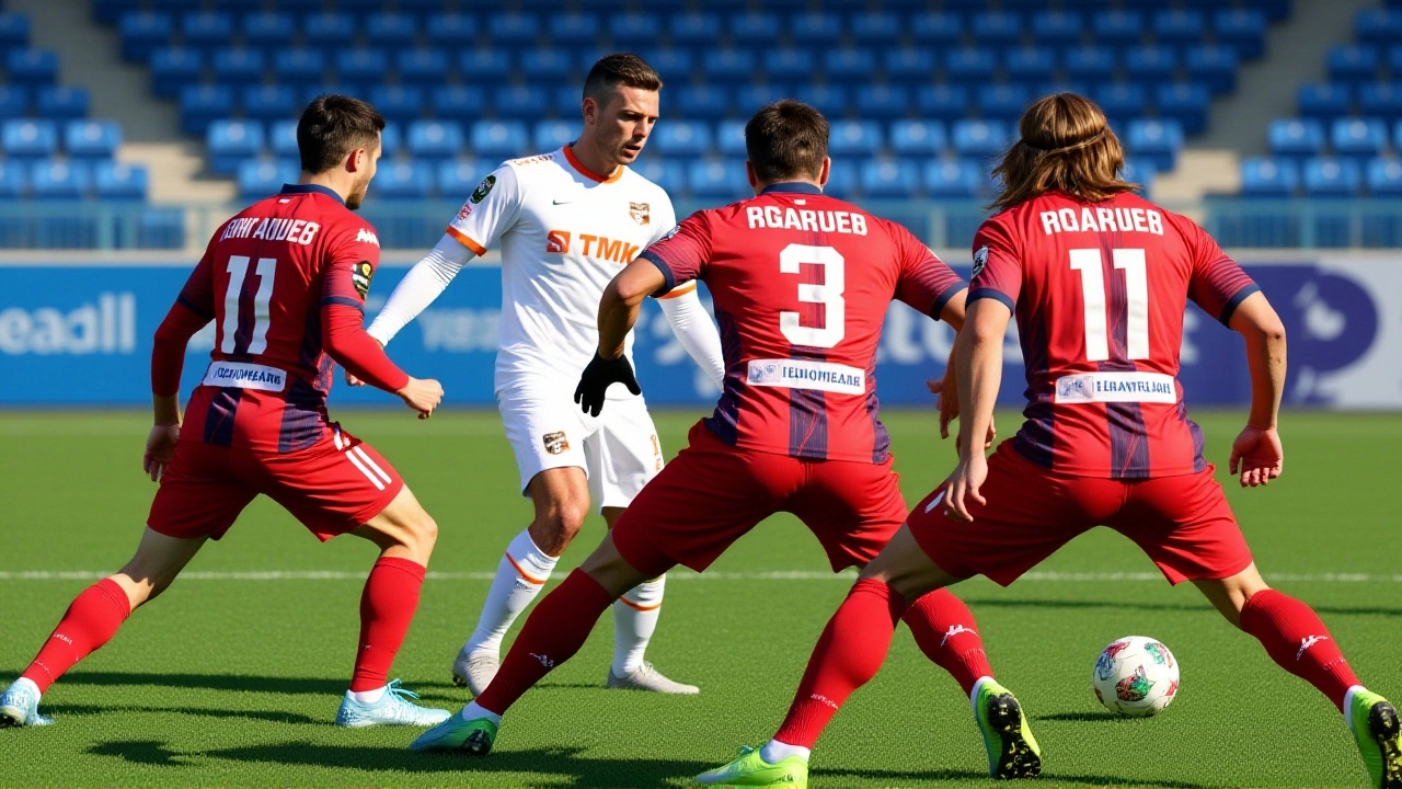 Нефтехимик победил Урал 1:0: Кокоев забил на 45-й минуте в решающем матче Первой лиги